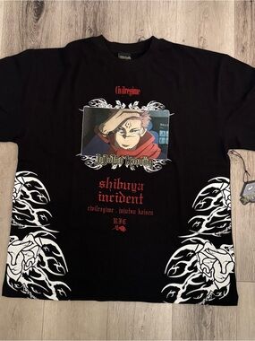 Civilregime X Jujutsu Kaisen Graphic Short Sleeve Tee - Black